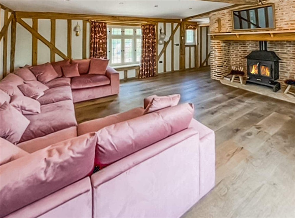 Living area at Porters Hall in Stebbing, Essex