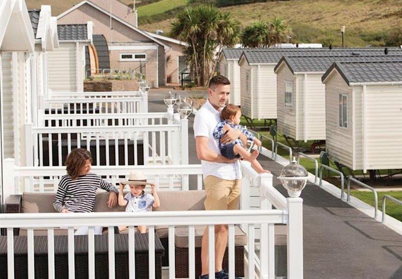 Avonmore Plus at Porth Beach Holiday Park in Cornwall, South West of England