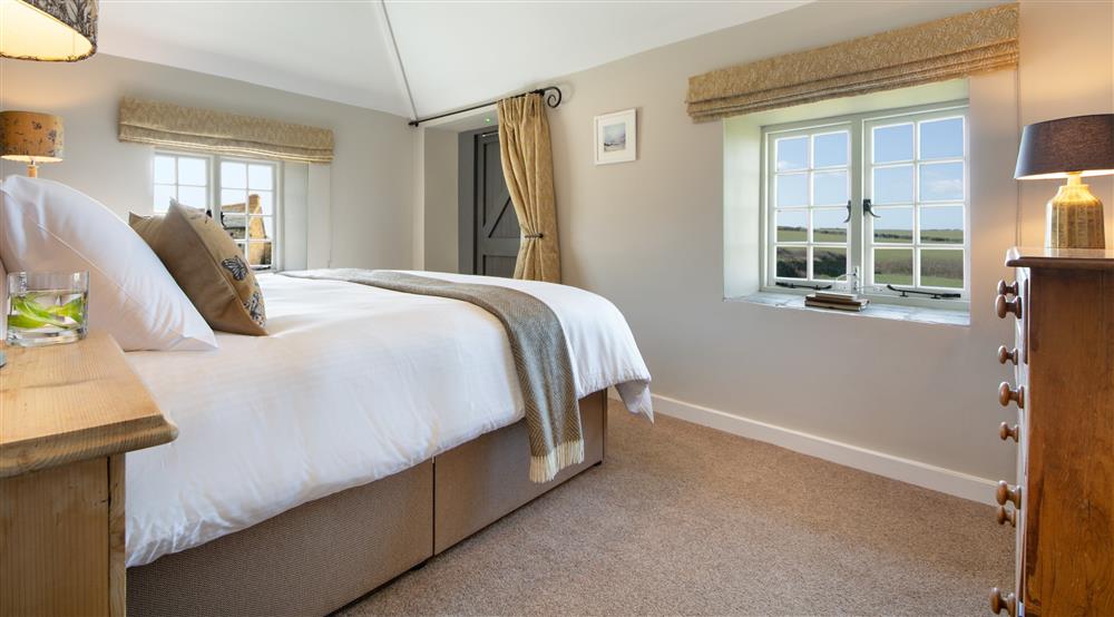 The second king size bedroom at Porth Mear Barn in Wadebridge, Cornwall