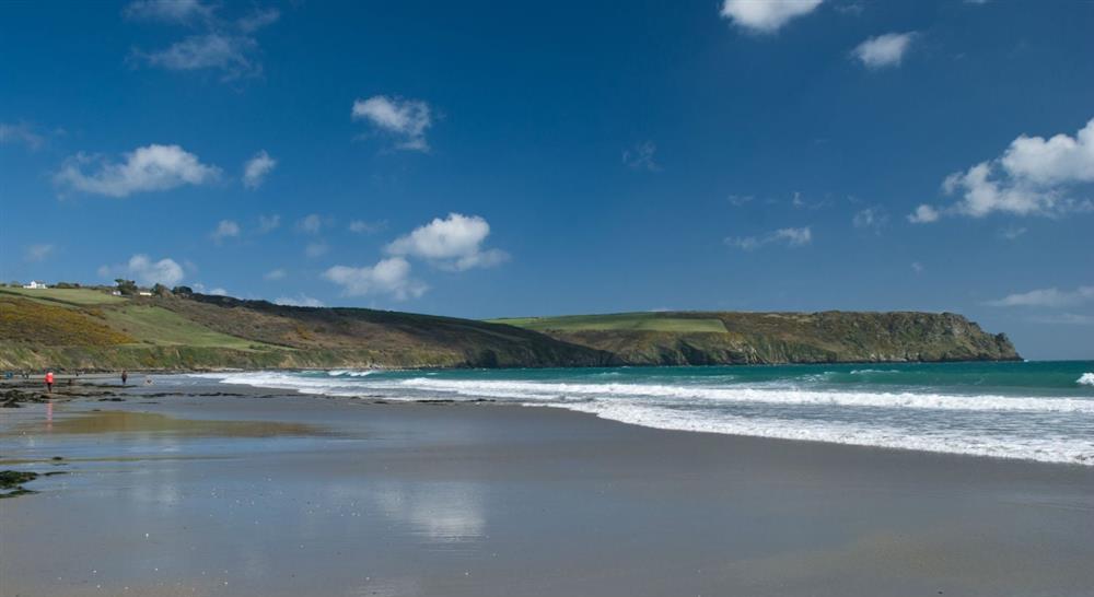 A view of the coast near Porth Mear Cottage, near Padstow, Cornwall