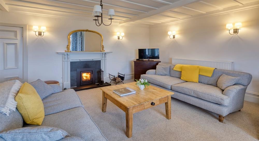 The sitting area at Porth Mear Cottage in Nr Padstow, Cornwall