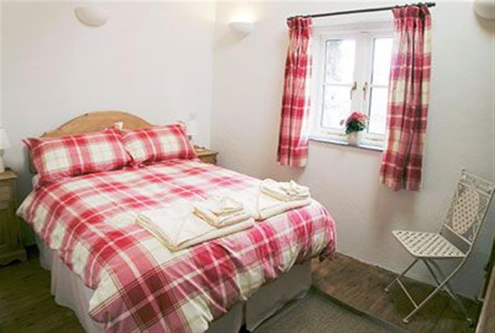 Double bedroom at Porth Nanven Barn in Bosorne, St Just, Cornwall., Great Britain