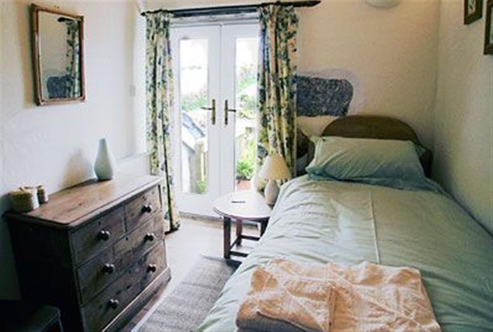 Single bedroom at Porth Nanven Barn in Bosorne, St Just, Cornwall., Great Britain