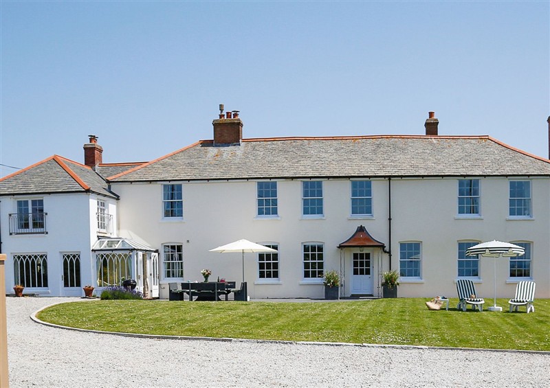 Outside Porthcothan House at Porthcothan House, Porthcothan