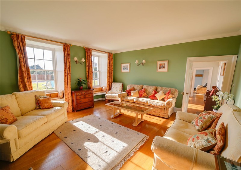 This is the living room at Porthcothan House, Porthcothan