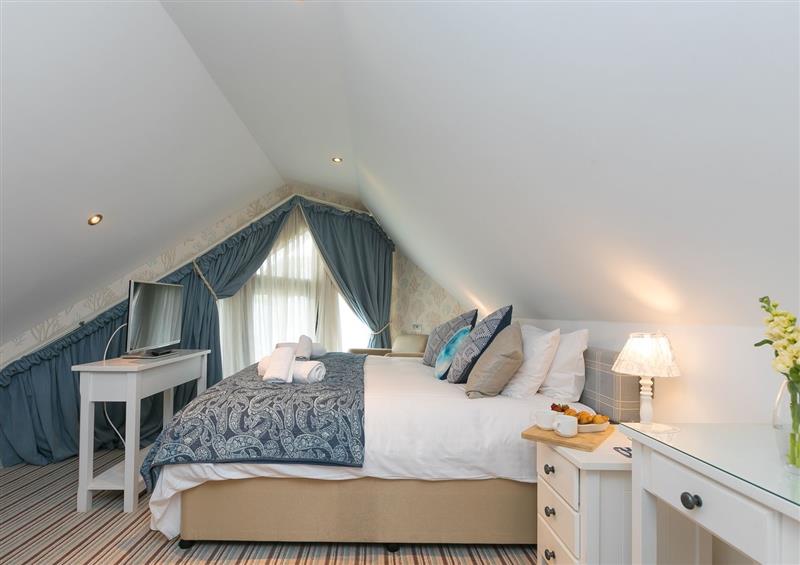 One of the bedrooms at Porthminster Penthouse, St Ives