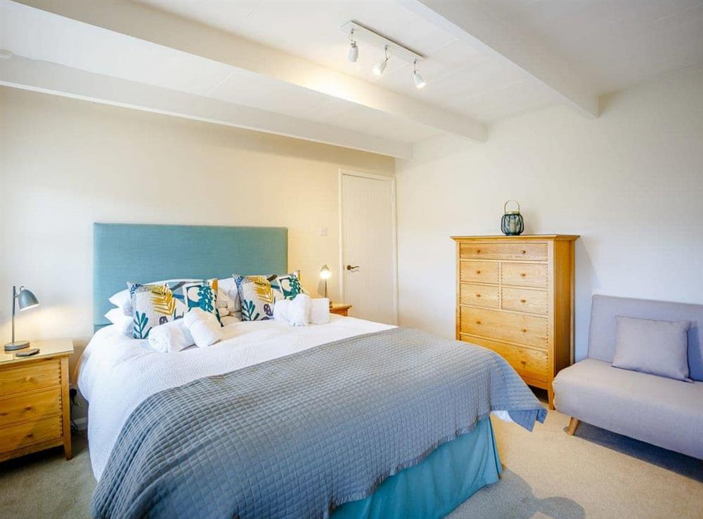 Double bedroom at Porthole in Craster, Northumbria., Northumberland