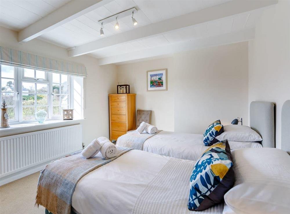 Twin bedroom at Porthole in Craster, Northumbria., Northumberland