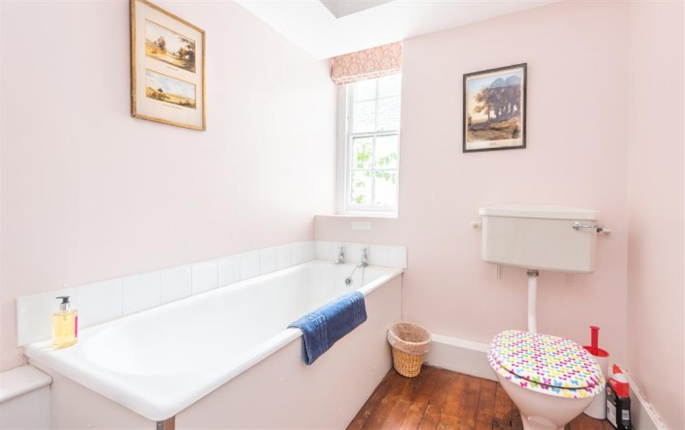 This is the bathroom at Porthpean House in Porthpean