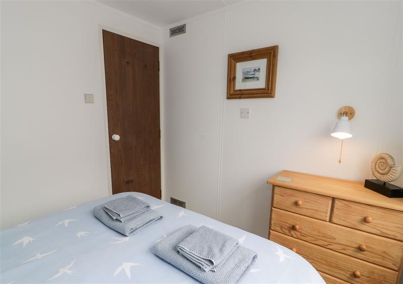 One of the 3 bedrooms at Porthwen Lodge, Bull Bay near Cemaes Bay