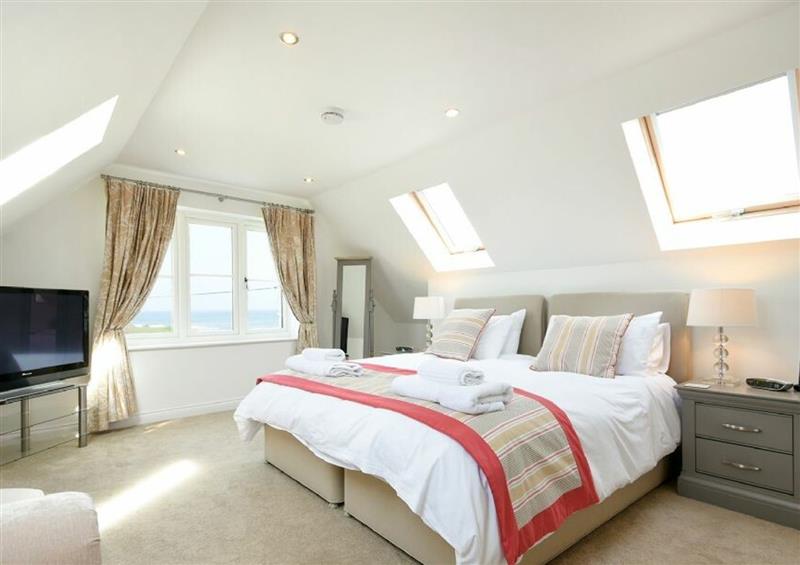 One of the bedrooms at Portland, Beadnell