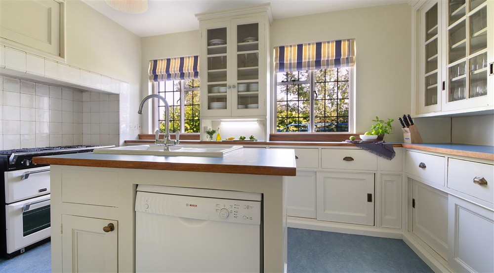 The kitchen on the first floor of Portland House, Dorset at Portland House in Weymouth, Dorset
