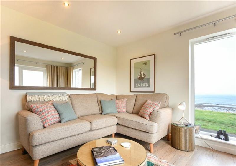 This is the living room at Portside, Seahouses