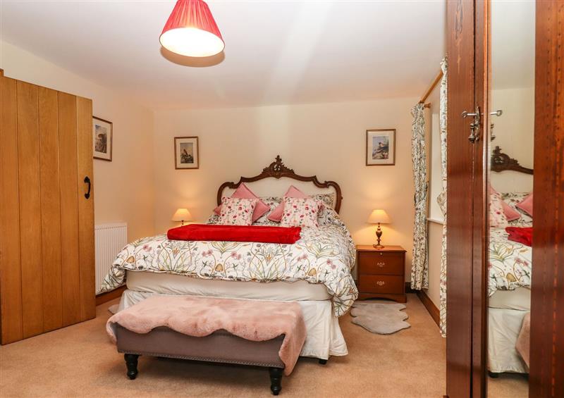One of the 4 bedrooms at Posbury Lodge, Venny Tedburn near Crediton