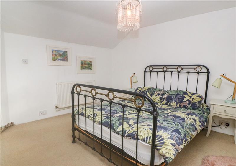 This is a bedroom at Post Box Cottage, Helston