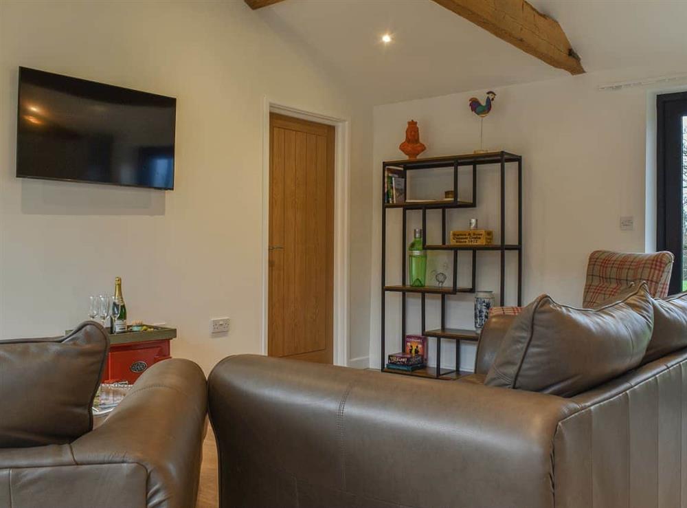 Living area at Post Box Lodge in Shimpling, near Diss, Norfolk
