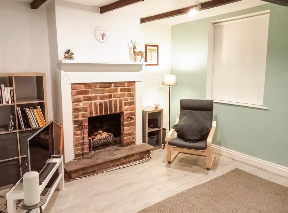 Living room at Post Cottage in Ashbourne, Derbyshire