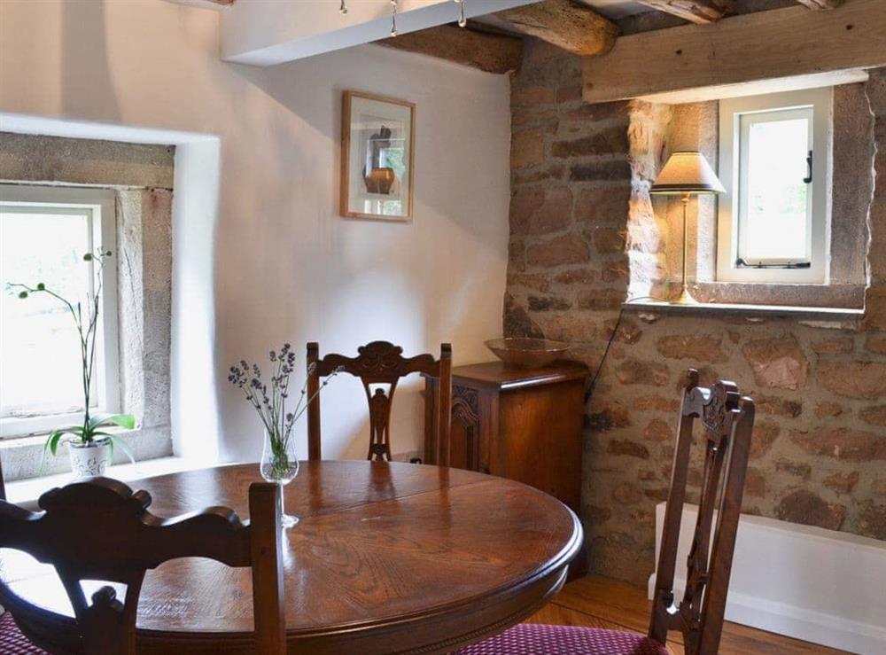 Dining room at Post Office Cottage in Lea, near Matlock, Derbyshire