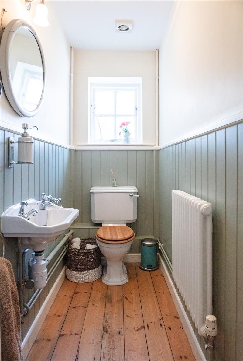 This is the bathroom at Post Office Cottage, Osmington