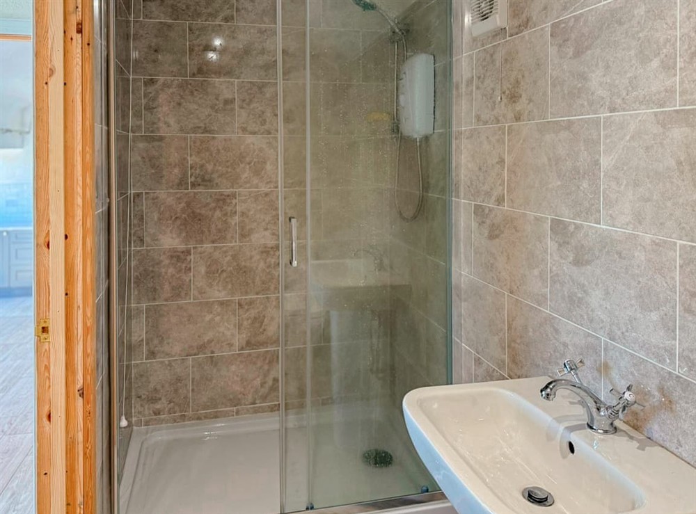 Bathroom at Post Office Lodge in Finsbay, Isle Of Harris