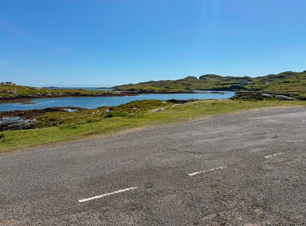 View at Post Office Lodge in Finsbay, Isle Of Harris
