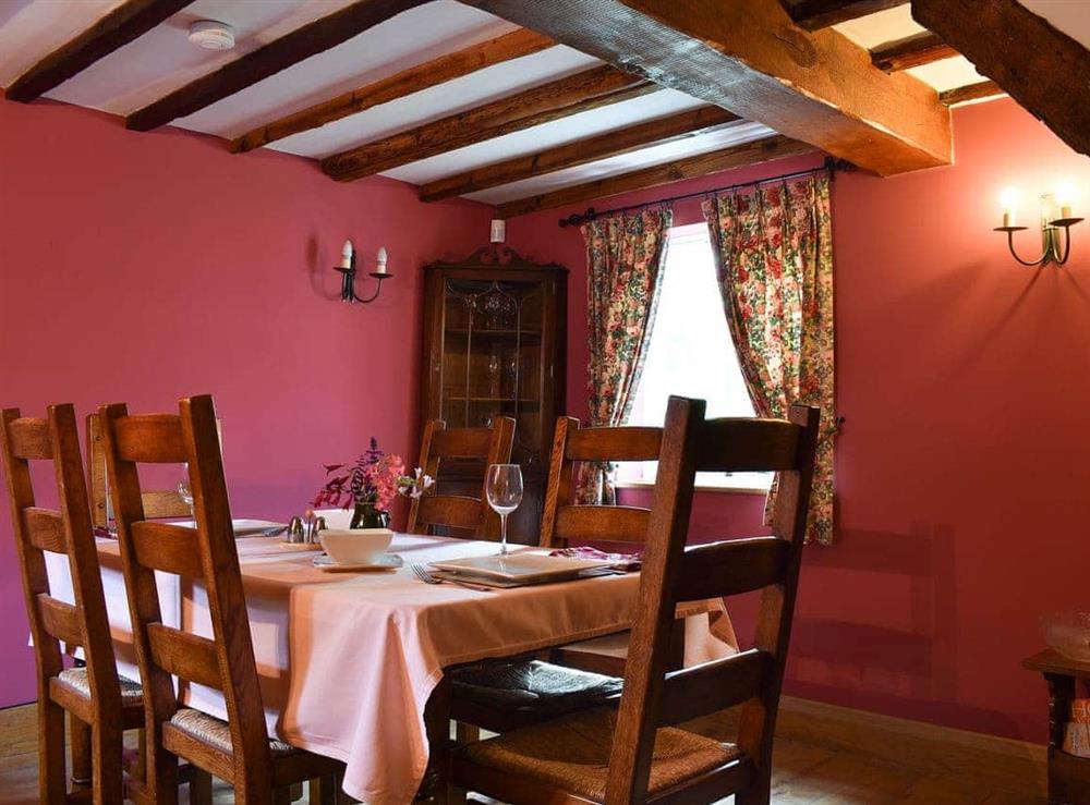 Dining room at Potters Cottage in Little Blakenham, near Bramford, Suffolk