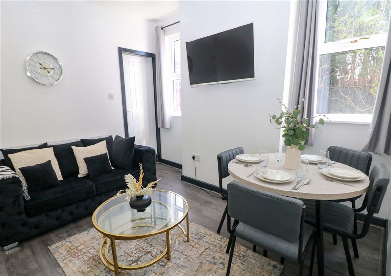 The living room at Potters Wheel, Hanley