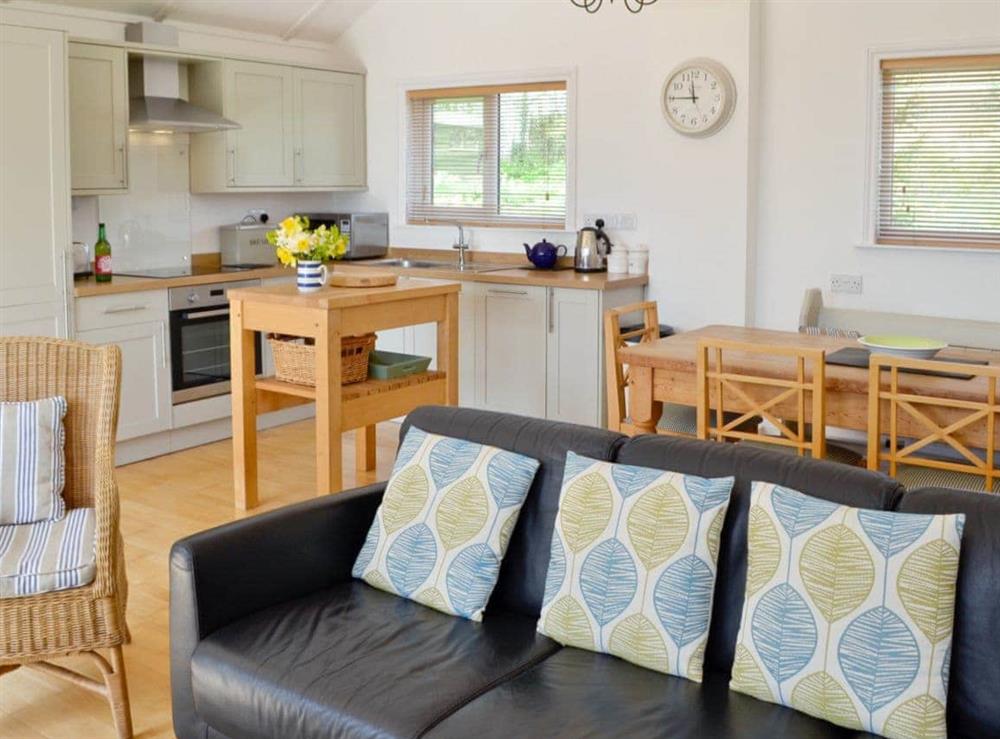 Open plan living/dining room/kitchen (photo 3) at Pottery Cottage in Horton, near Ilminster, Somerset