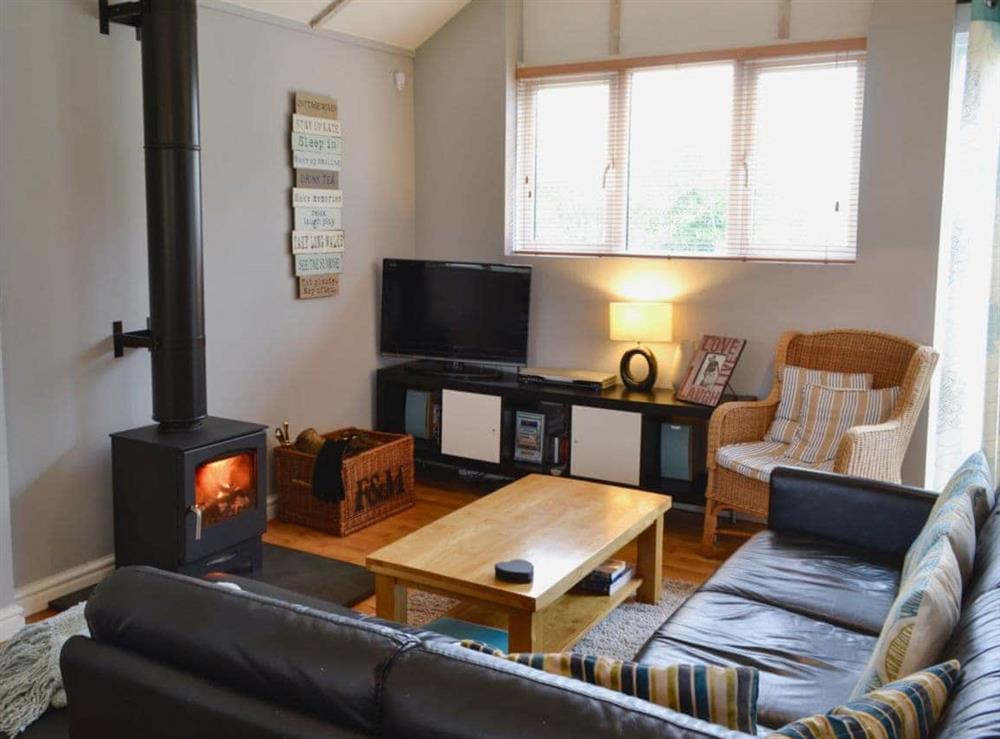 Open plan living/dining room/kitchen at Pottery Cottage in Horton, near Ilminster, Somerset