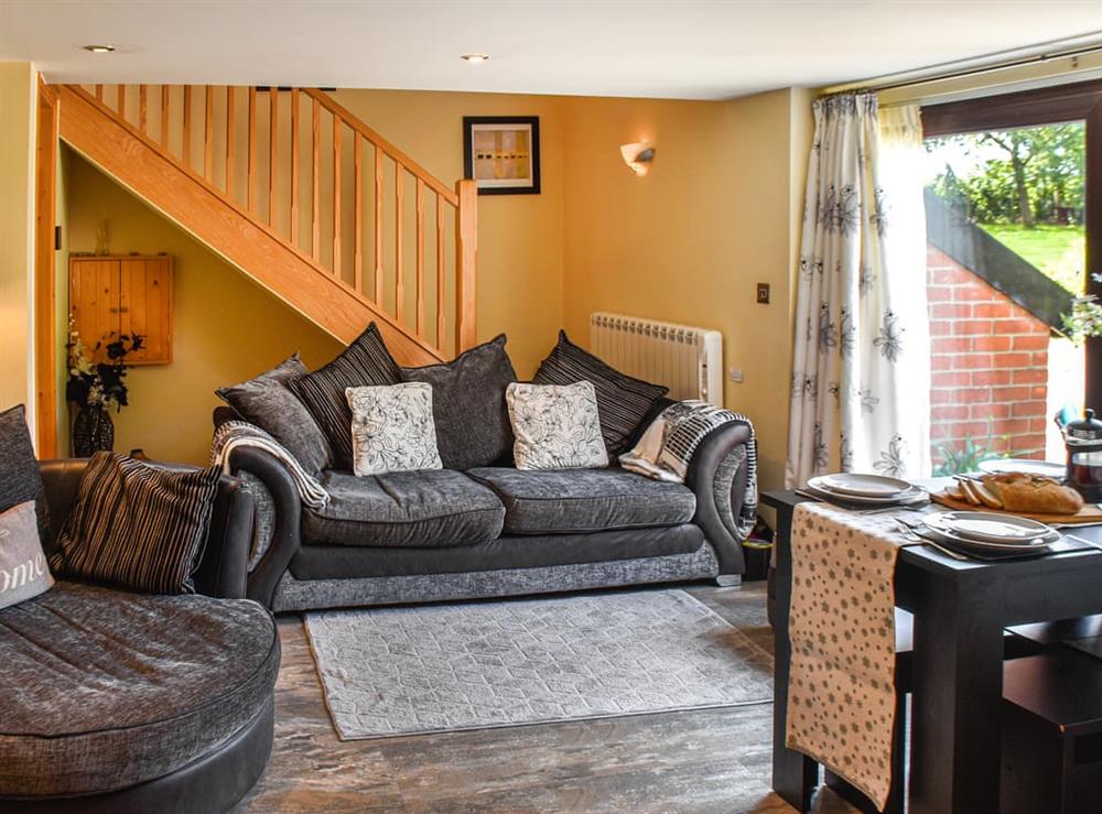 Living area at Pottles Cottage in Surlingham, Norfolk