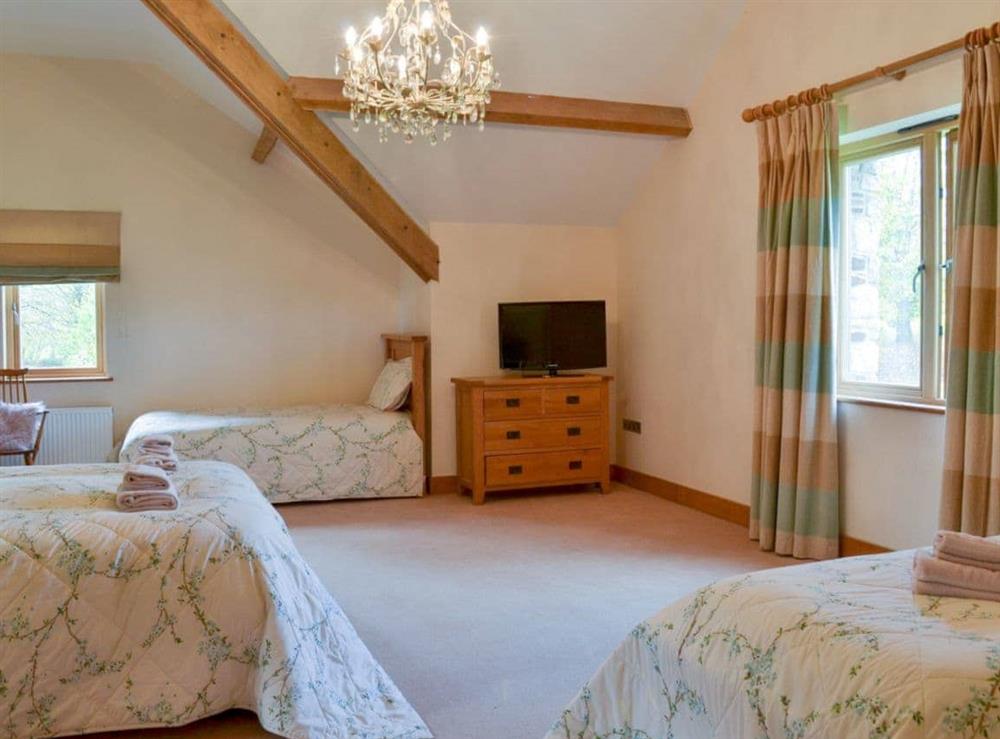 Triple bedroom at Poulston House in Harbertonford, near Totnes, Devon