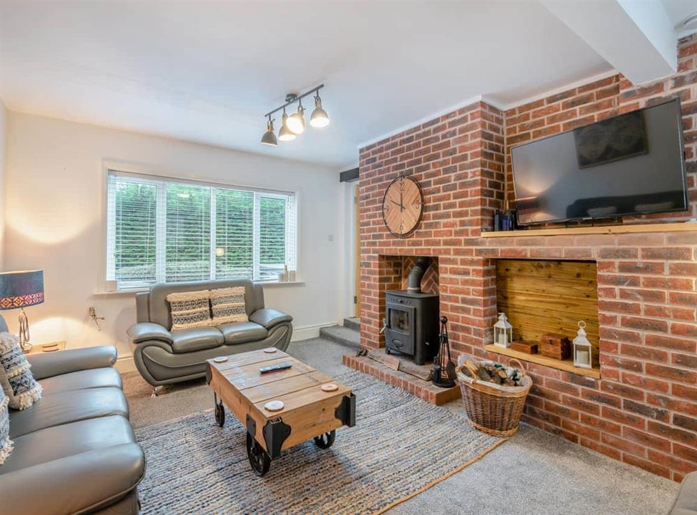 Living room at Poulter Cottage in Elkesley, near Retford, Nottinghamshire