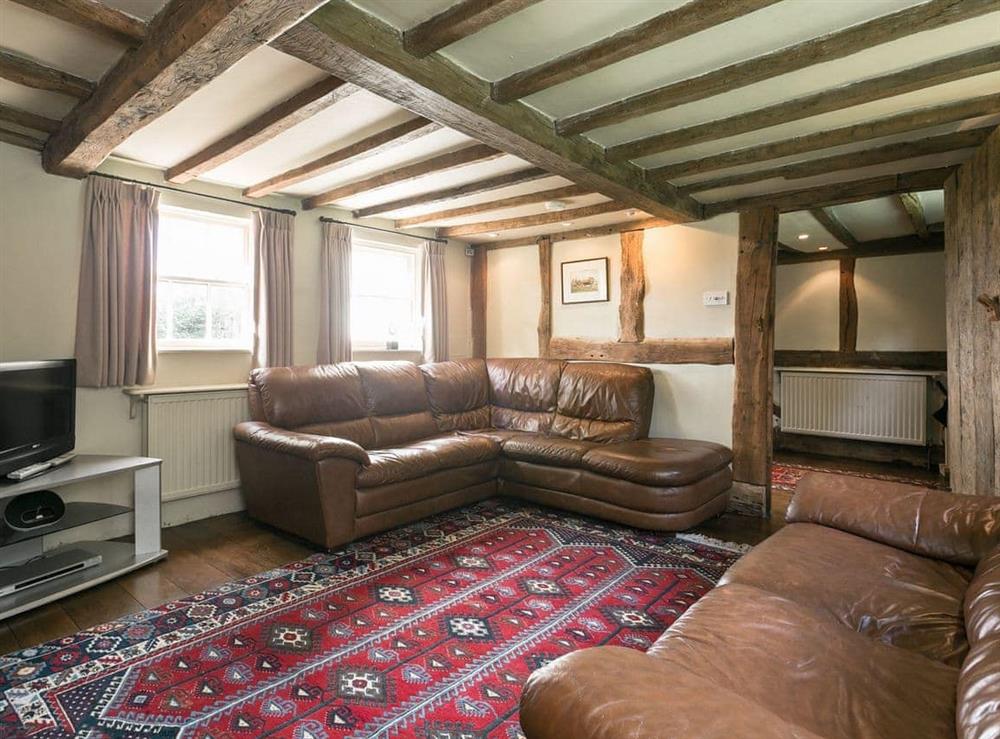 Enjoy the living room at Pound Cottage in Kirdford, West Sussex