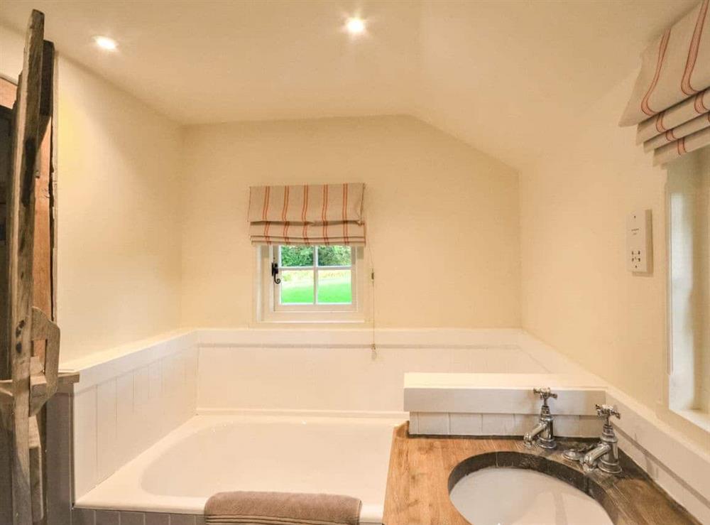 The bathroom at Pound Cottage in Kirdford, West Sussex