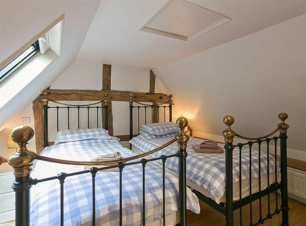 This is a bedroom at Pound Cottage in Kirdford, West Sussex