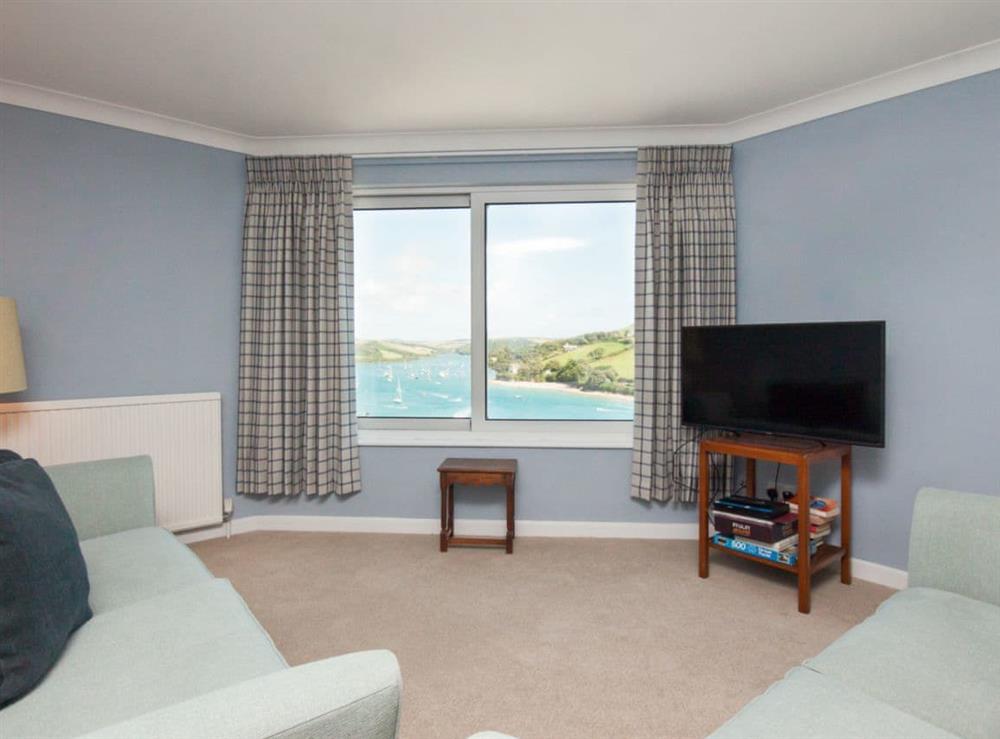Comfortable living room at Poundstone Court 8 in Salcombe, Devon