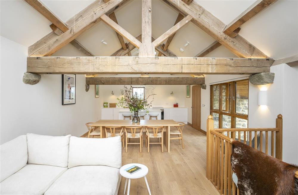 Relax under these stunning exposed beams after a day spent exploring the Sanctuary