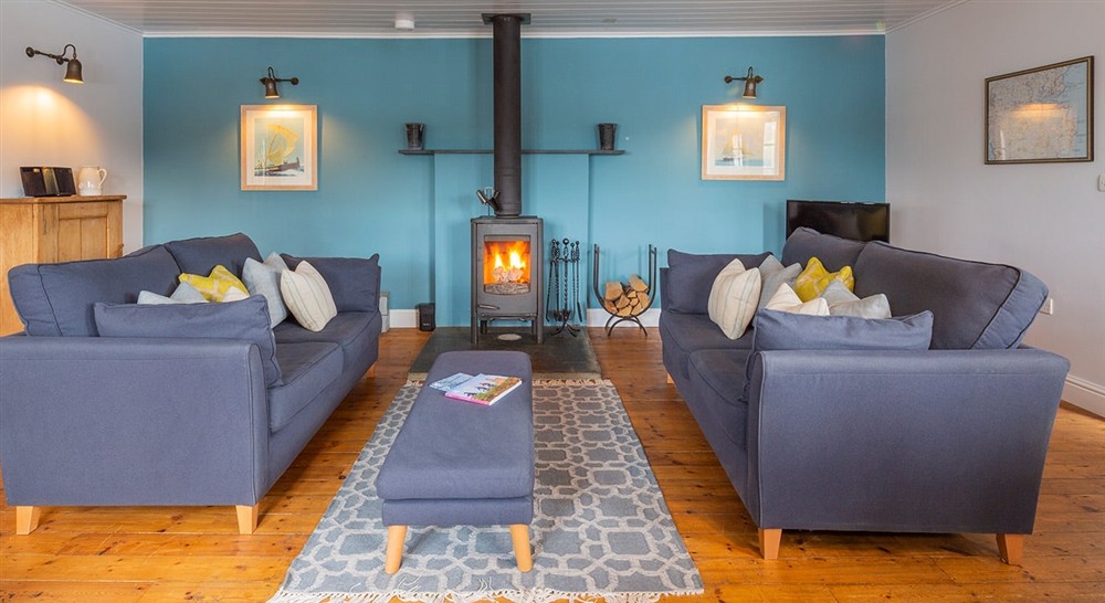 The sitting area at Powders in Helston, Cornwall