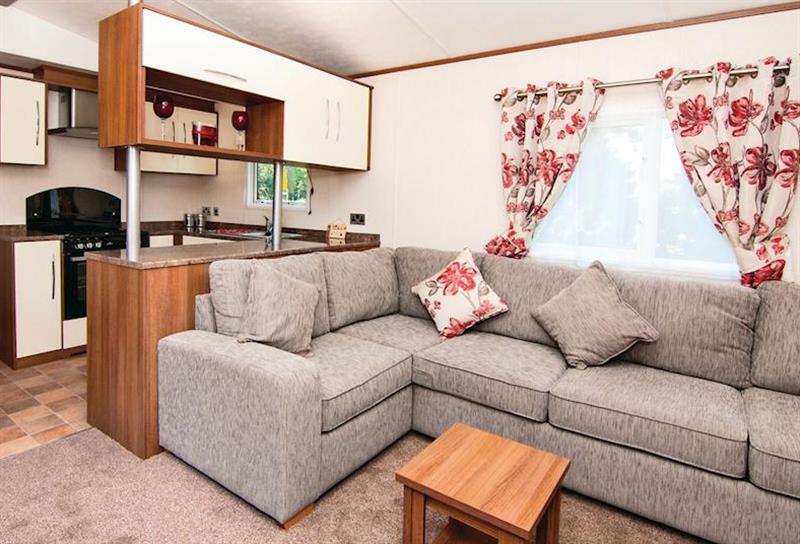 Platinum Four Plus Caravan at Praa Sands Holiday Park in Cornwall, South West of England