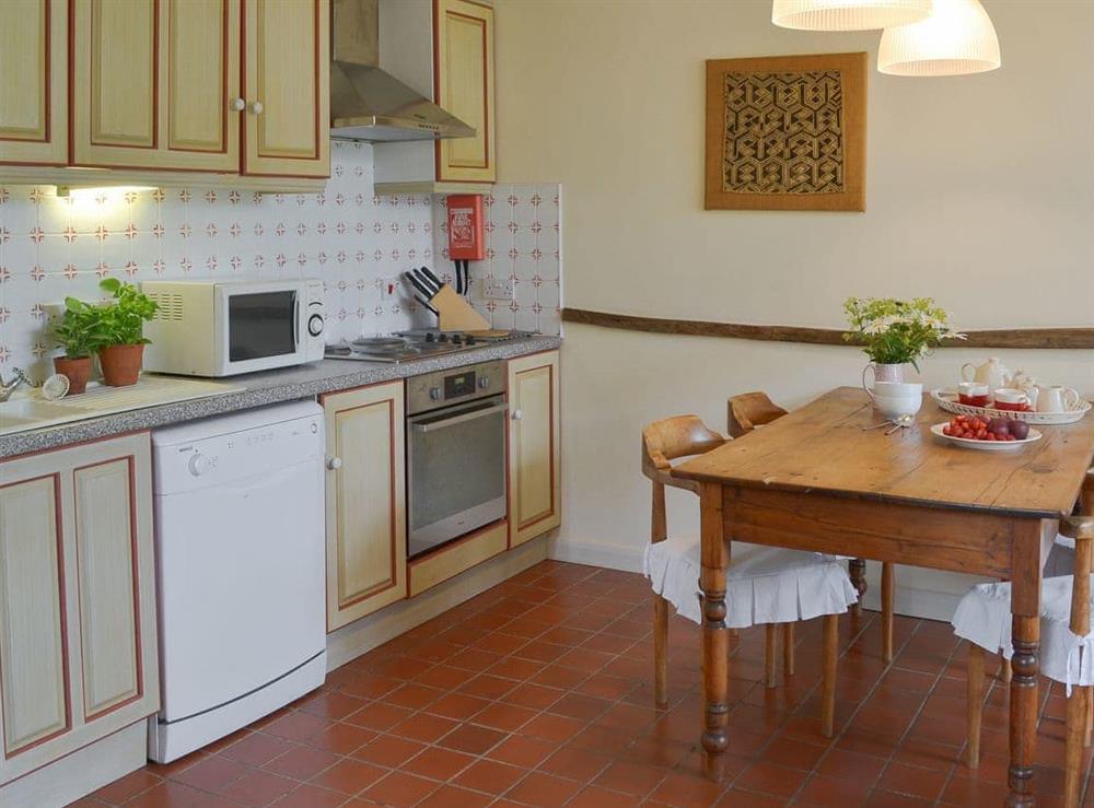 Attractive kitchen/ dining area at Praze Cottage in Mill Pool, near Bodmin, Cornwall