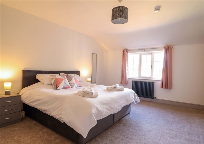 One of the bedrooms at Preesgweene Farmhouse, Weston Rhyn