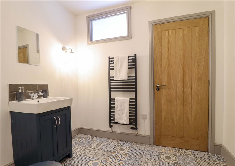 This is the bathroom at Preesgweene Farmhouse, Weston Rhyn