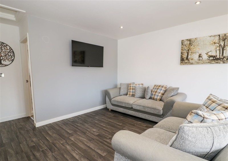 Relax in the living area at Premier Lodge 78, Dyserth