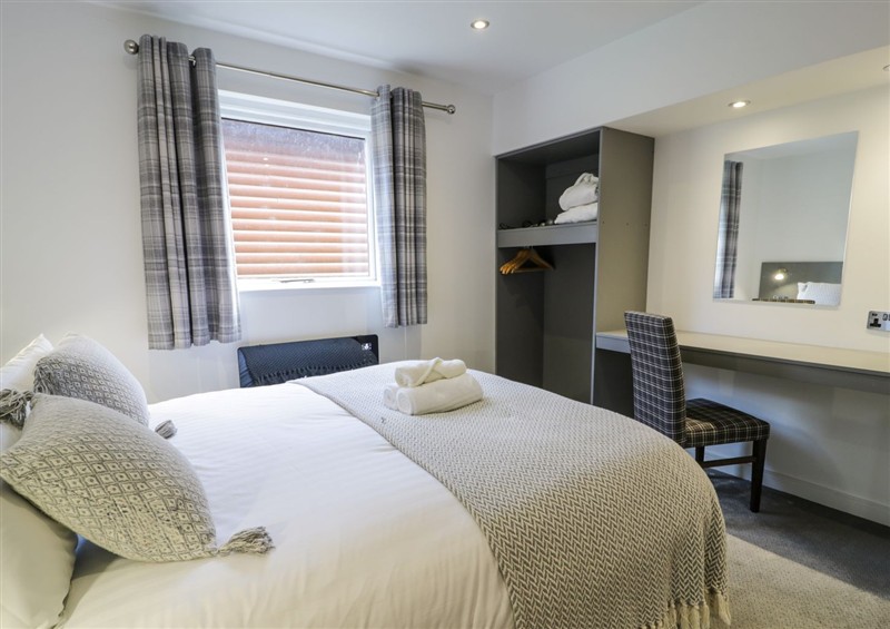 This is a bedroom at Premier Lodge 78, Dyserth