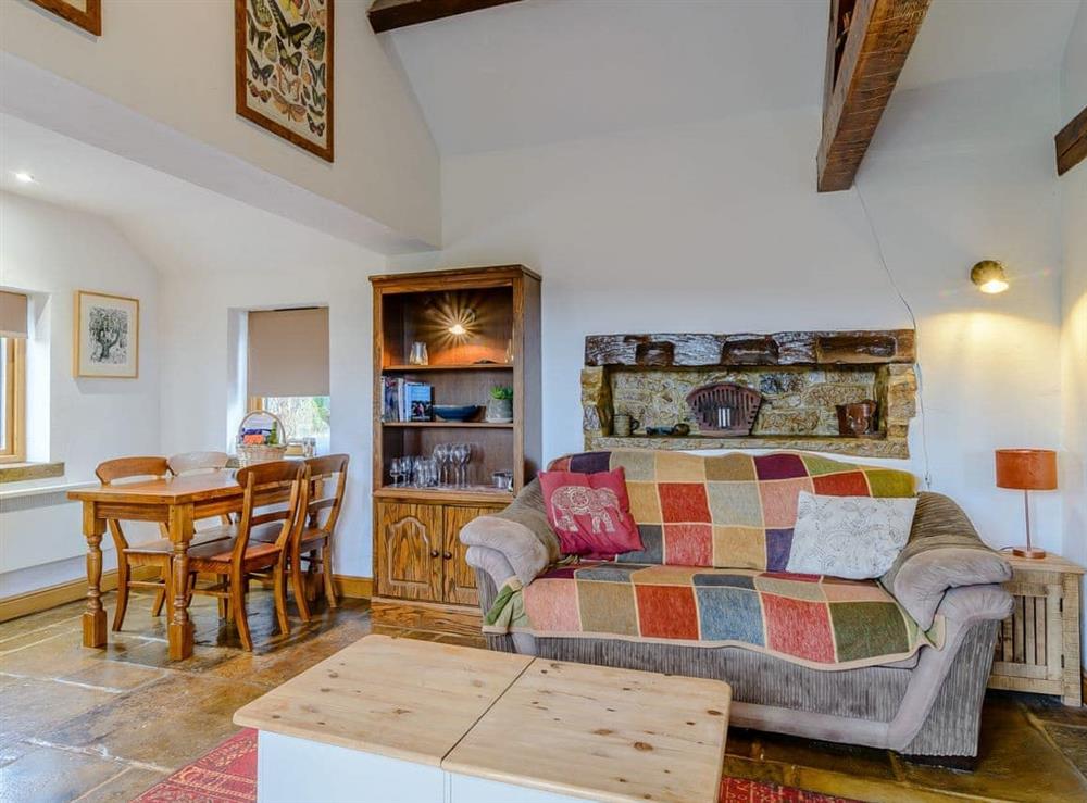 Open plan living space (photo 3) at Preston Mill Barn in Wensley, near Leyburn, North Yorkshire
