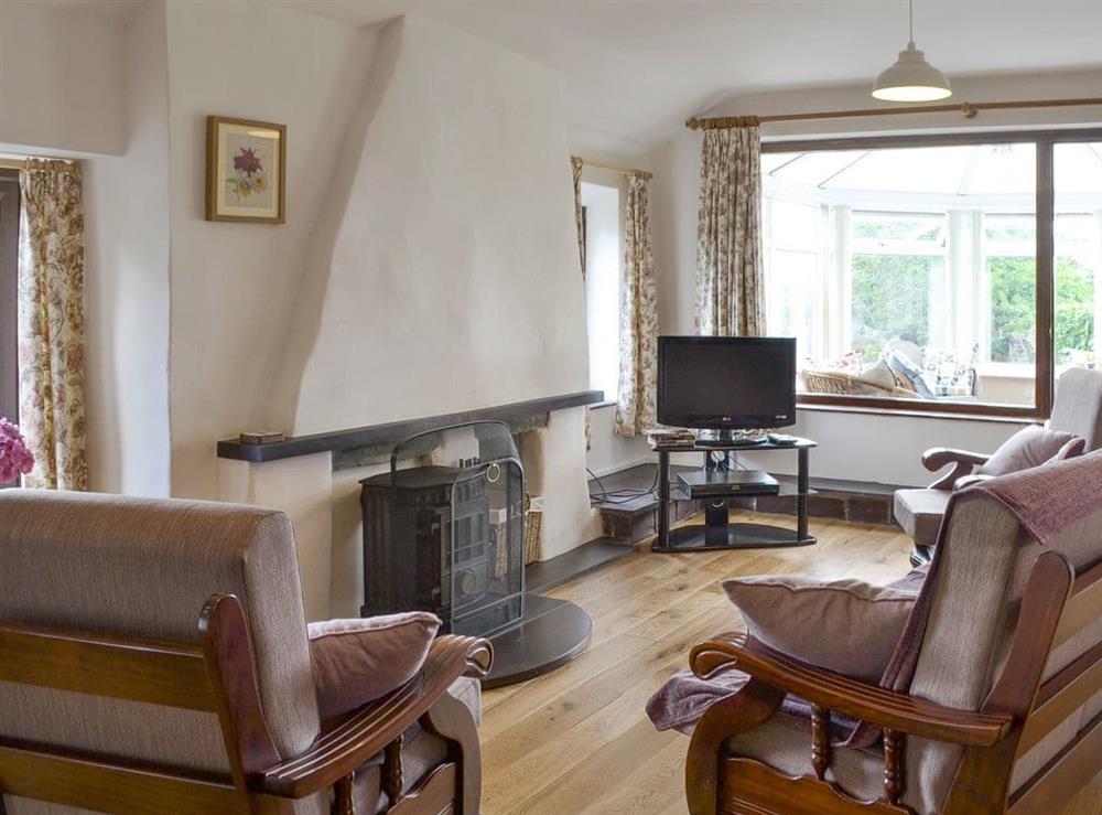 Spacious living room at Preswylfa in Llanddona, near Bangor, Anglesey, Gwynedd