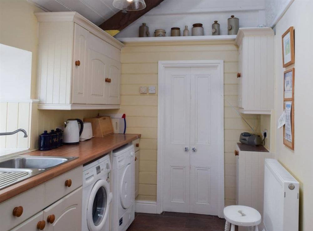 Galley style kitchen (photo 2) at Preswylfa in Trefin, near St Davids, Dyfed