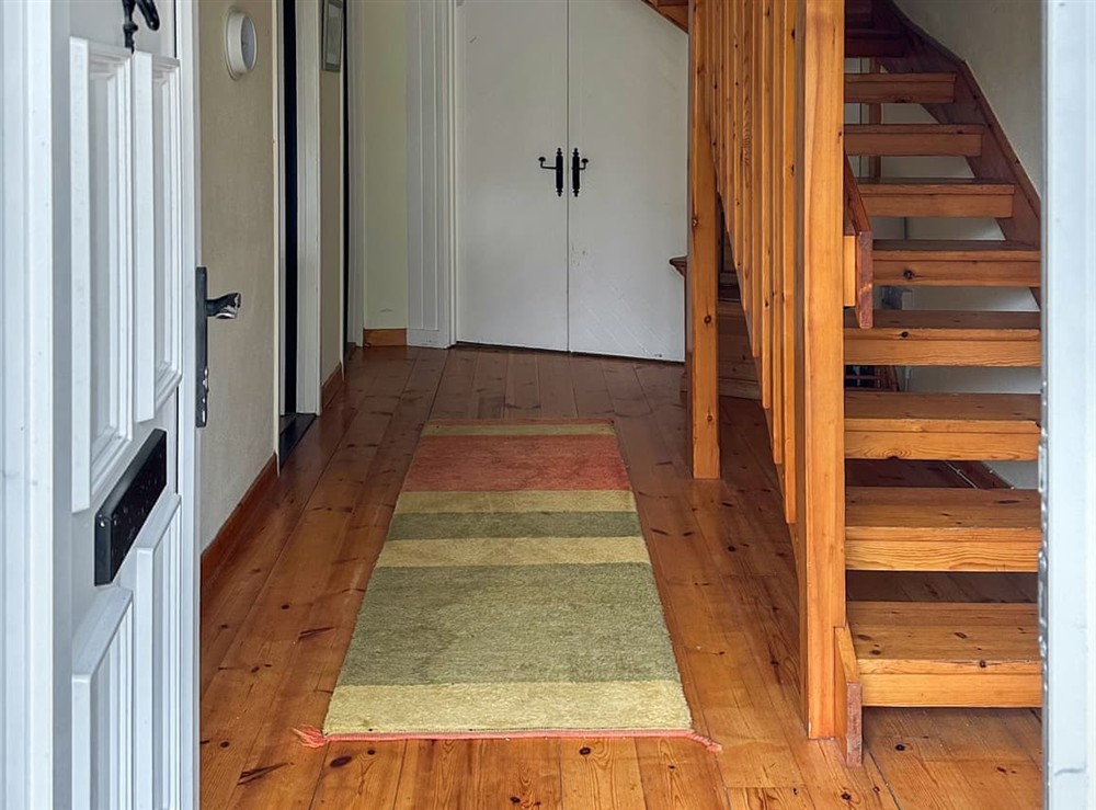 Hallway at Prideaux Cottage in Par, Cornwall