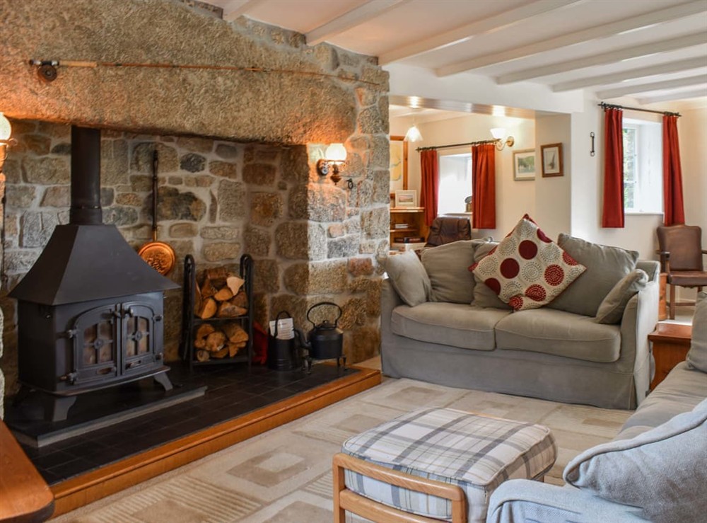 Living area (photo 2) at Prideaux Cottage in Par, Cornwall