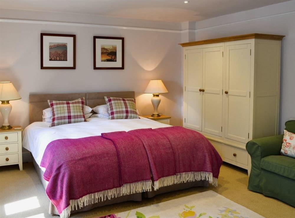 Master bedroom at Prideaux Farmhouse, 